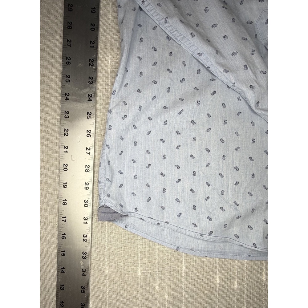 Tommy Bahama Mens Blue Button Up XL - Picture 3 of 5